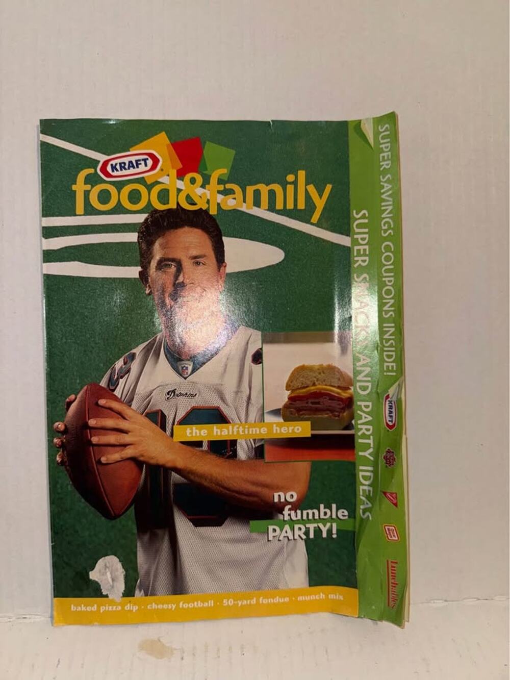 2003 KRAFT Meet DAN MARINO Super Bowl XXXVII NFL Party Coupon Ads MIAMI DOLPHINS